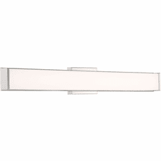 Access 62572LEDD-BS/ACR Citi Modern Brushed Steel LED 36" Bathroom Vanity Light Fixture