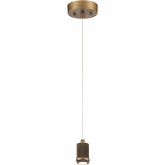 Access 63139LEDD-ABB Port Nine Stark Contemporary Antique Brushed Brass LED Mini Pendant Hanging Light