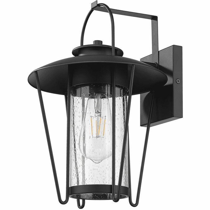 Acclaim Lighting 1020BK Stockwell Contemporary Matte Black Exterior Lamp Sconce