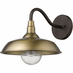 Acclaim Lighting 1742ATB Burry Antique Brass Outdoor Wall Lighting Sconce