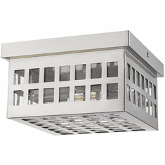 Acclaim Lighting 1815SN Letzel Satin Nickel Outdoor Ceiling Light Fixture