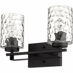 Acclaim Lighting IN40011BK Livvy Matte Black 2-Light Bathroom Lighting