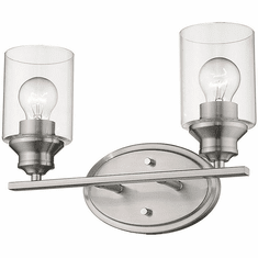 Acclaim Lighting IN41451SN Gemma Satin Nickel 2-Light Bath Lighting Sconce