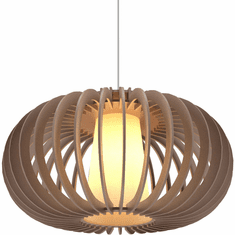 Accord Lighting 1217 Stecche Di Legno Contemporary 19" Hanging Lamp