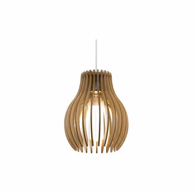 Accord Lighting 1236 Stecche Di Legno Modern 7" Mini Hanging Pendant Lighting