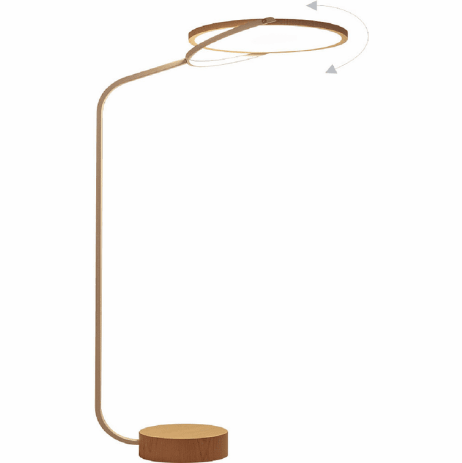 Accord Lighting 3040LED.34 Naia Modern Maple LED 74" Floor Lamp Lighting