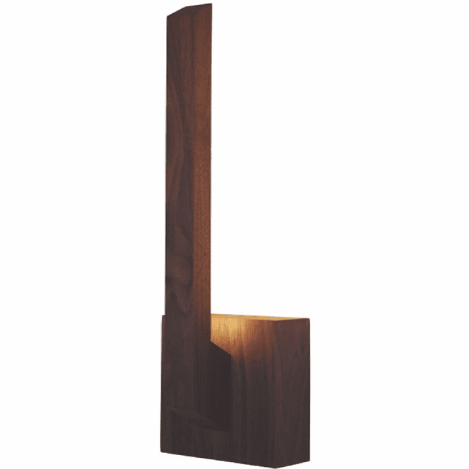 Accord Lighting 4130LED.18 Clean Modern American Walnut LED Wall Light Fixture