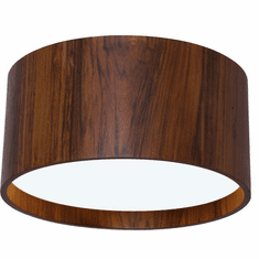 Accord Lighting 5103LED.06 Cylindrical Imbuia LED 10" Flush Ceiling Light Fixture