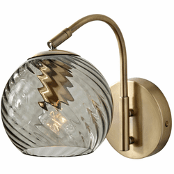 Adesso 3924-21 Camden Contemporary Antique Brass Wall Lighting Fixture