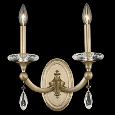 Allegri 012122-045-FR001 Floridia Matte Brushed Champagne Gold Wall Lamp