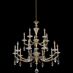 Allegri 012173-045-FR001 Floridia Matte Brushed Champagne Gold Chandelier Lamp