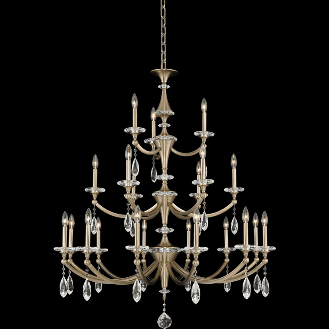 Allegri 012174-045-FR001 Floridia Matte Brushed Champagne Gold Chandelier Light