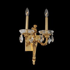 Allegri 020422 Marseille Antique Brass Wall Sconce