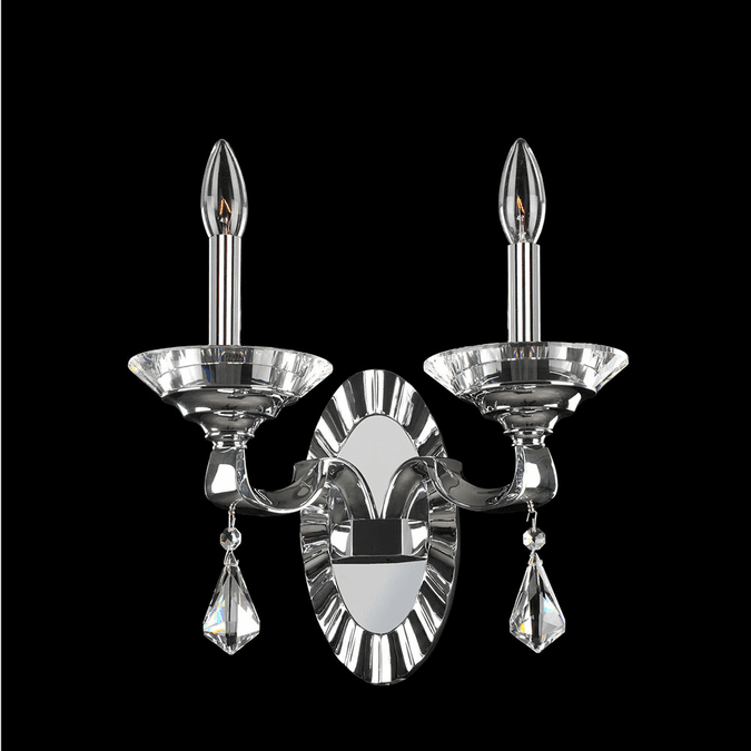 Allegri 027721-010-FR001 Cosimo Polished Chrome Firenze Clear Wall Sconce Light