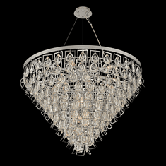Allegri 031953-010-FR001 Carmella Chrome Hanging Light Fixture / Ceiling Light Fixture