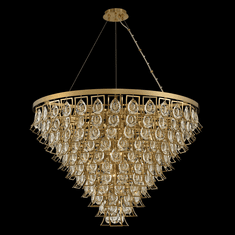 Allegri 031953-039-FR001 Carmella Brushed Brass Drop Lighting / Flush Lighting