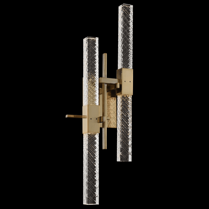Allegri 034922-038-FR001 Apollo Brushed Champagne Gold LED Wall Light Sconce