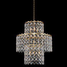 Allegri 035951-003-FR001 Caretta Antique Brass 27" Drop Ceiling Lighting