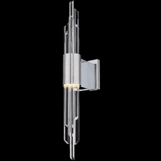 Allegri 037922-010-FR001 Lucca Crystal Polished Chrome LED Wall Sconce Light