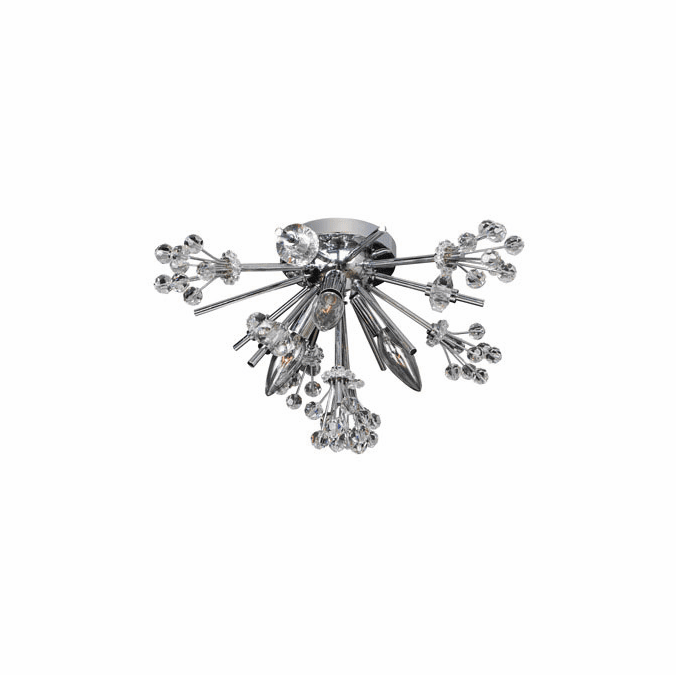 Allegri 11630-010-FR001 Constellation Crystal Chrome Wall Light Fixture