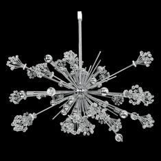 Allegri 11634-010-FR001 Constellation Crystal Chrome 36" Lighting Pendant