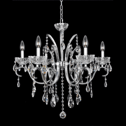 Allegri 23854 Catalani Chrome Hanging Chandelier
