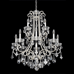 Allegri 23952 Bedetti 2-Tone Silver Chandelier Lamp