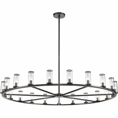 Alora CH309021UBCG Revolve   Modern Urban Bronze 60.1" Hanging Chandelier