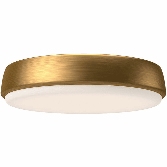 Alora Mood FM503611AG Laval Aged Gold LED 11" Flush Ceiling Light