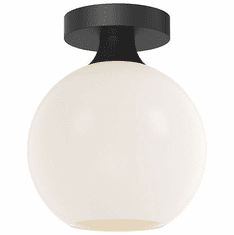 Alora Mood FM506108MBOP Castilla Contemporary Matte Black 8" Ceiling Lighting Fixture