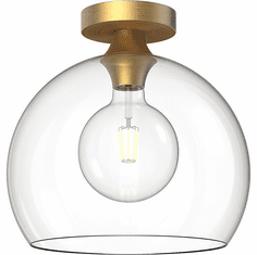 Alora Mood FM506312AGCL Castilla Contemporary Aged Gold 12" Ceiling Lighting Fixture