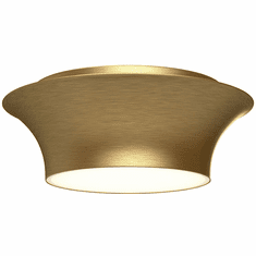 Alora Mood FM523013BG Emiko Contemporary Brushed Gold 13" Ceiling Lighting