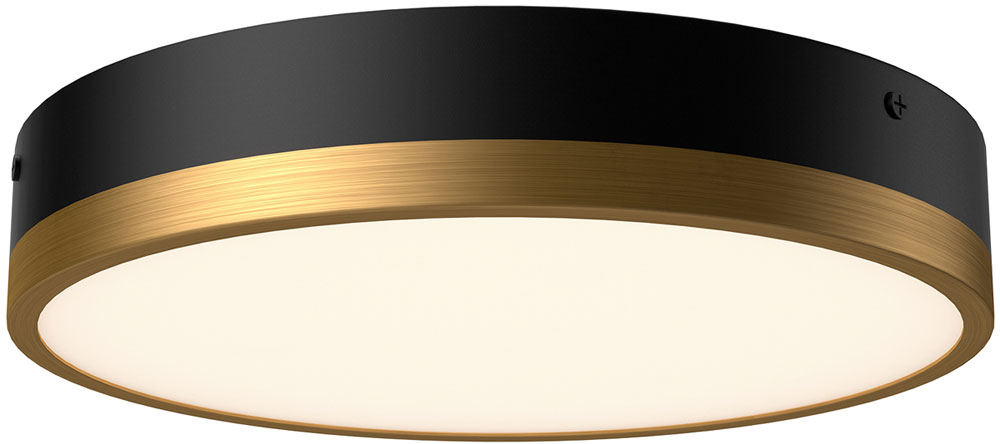 Alora Mood FM554211AGMB-5CCT Adelaide Modern Aged Gold / Matte Black ...