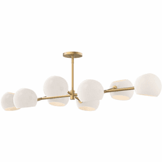Alora Mood LP548848BGOP Willow Contemporary Brushed Gold Island Light Fixture