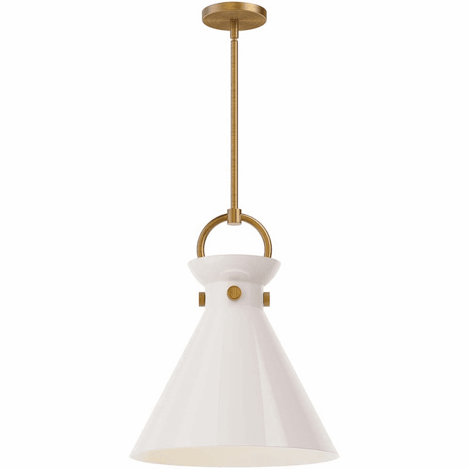 Alora Mood PD412514AGGO Emerson Aged Gold 18" Pendant Lamp