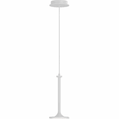Alora Mood PD418006WH Issa Contemporary White LED Mini Hanging Lamp