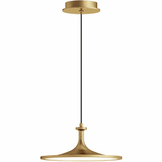 Alora Mood PD418012BG Issa Modern Brushed Gold LED Mini Ceiling Pendant Light