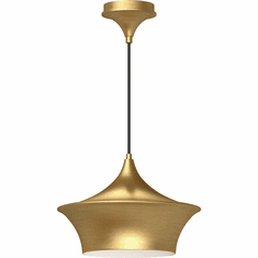 Alora Mood PD523013BG Emiko Modern Brushed Gold 13" Drop Ceiling Lighting