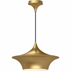 Alora Mood PD523016BG Emiko Modern Brushed Gold 16" Drop Lighting
