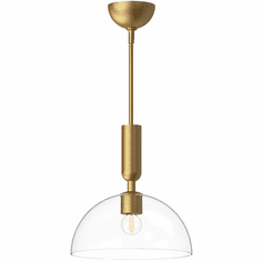 Alora Mood PD563012BGCL Jude Modern Brushed Gold Pendant Hanging Light