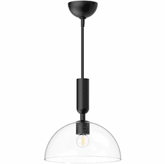 Alora Mood PD563012MBCL Jude Modern Matte Black Hanging Pendant Light