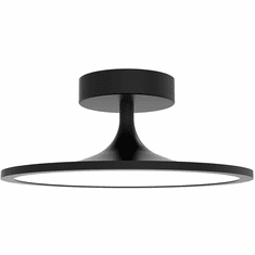 Alora Mood SF418012MB Issa Modern Matte Black LED Overhead Lighting Fixture