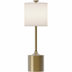 Alora Mood TL418726BGIL Issa Modern Brushed Gold Side Table Lamp