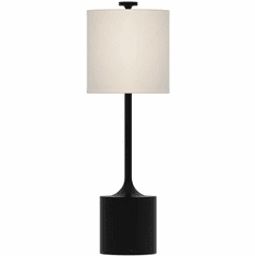 Alora Mood TL418726MBIL Issa Modern Matte Black Table Lamp Lighting