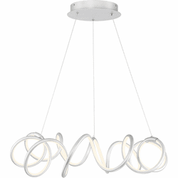 Arnsberg 121710107 Alexander Contemporary Satin Nickel LED Lighting Chandelier