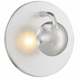 Arnsberg 223810289 Aurora Contemporary Silver / Chrome LED Wall Sconce