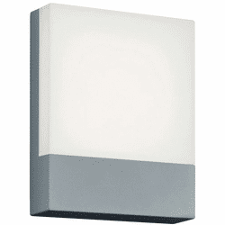 Arnsberg 227760187 Pecos Contemporary Titanium / Light Grey LED Outdoor Wall Light Sconce
