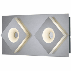 Arnsberg 275470207 Atlanta Modern Satin Nickel LED Bath Light Fixture