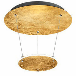 Arnsberg 323810179 Zenith Modern Gold / Silver LED Lighting Pendant