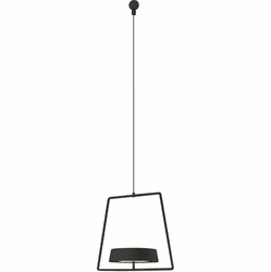 Arnsberg 327580102 Alessandro Volta Modern Black LED Mini Pendant Hanging Light